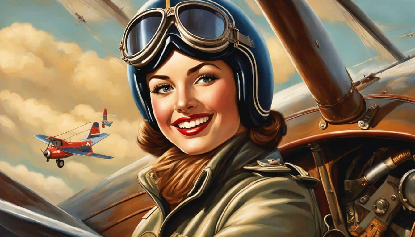 aviator pinup